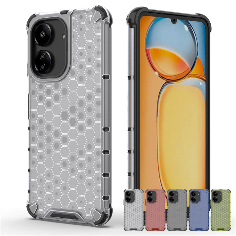 Per Xiaomi Redmi 13C 4G Custodia Xiaomi Redmi 13C 4G Cover Armor Pc Cover Protettiva In Silicone Antiurto Xiaomi Redmi 13C 4G