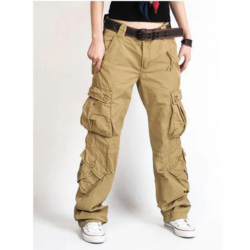 Pantaloni Cargo Donna Moda Pantaloni Larghi Donna Harem Hip Hop Pantaloni Larghi Casual Szie :Xs-2Xl