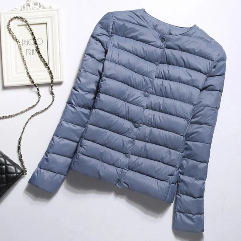 Piumino D'Anatra Sedutmo Winter Slim Da Donna Piumino Ultra Leggero Primavera Piumino Sottile Ed1417