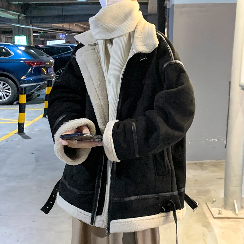 Giacca Giapponese Invernale Spessa Giacche Imbottite In Cotone Harajuku Abbigliamento Moda Uomo Parka Giacche Imbottite Con Colletto Alla Coreana E28