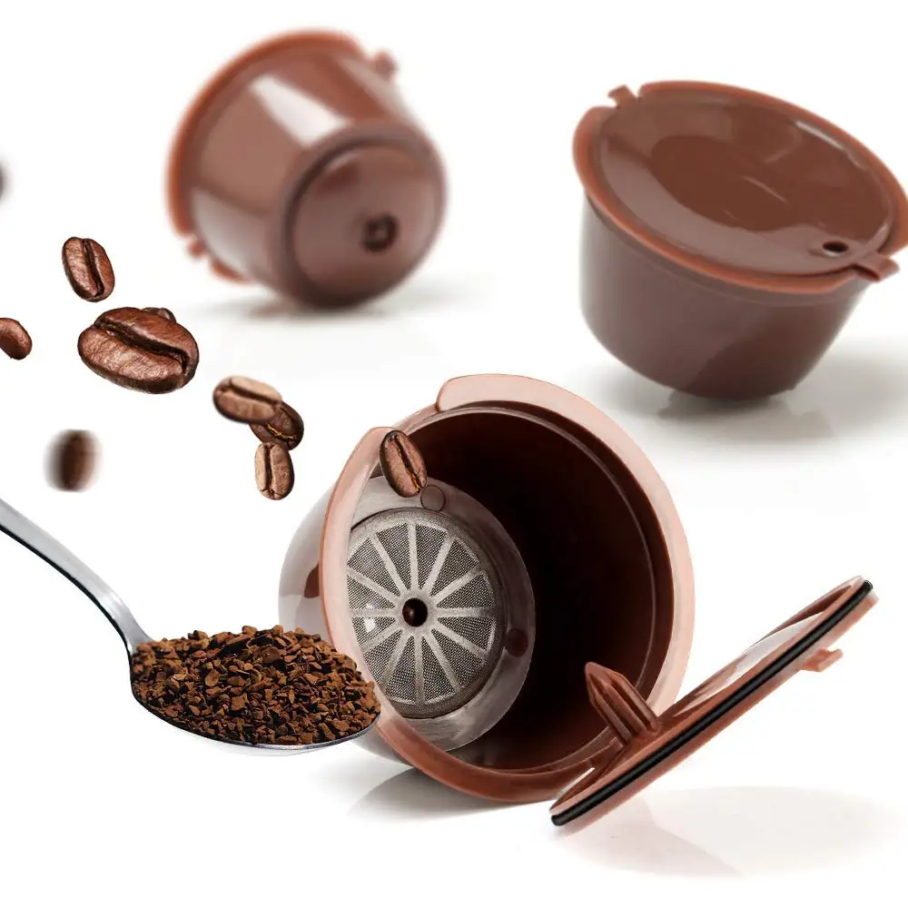 3 Pezzi Capsule Filtro Caffè Capsule Riutilizzabili Riutilizzabili Nescafe Capsule Tazza Caffettiera Dolce Gusto Caffè Capsule Capsule Cucchiaio Penne