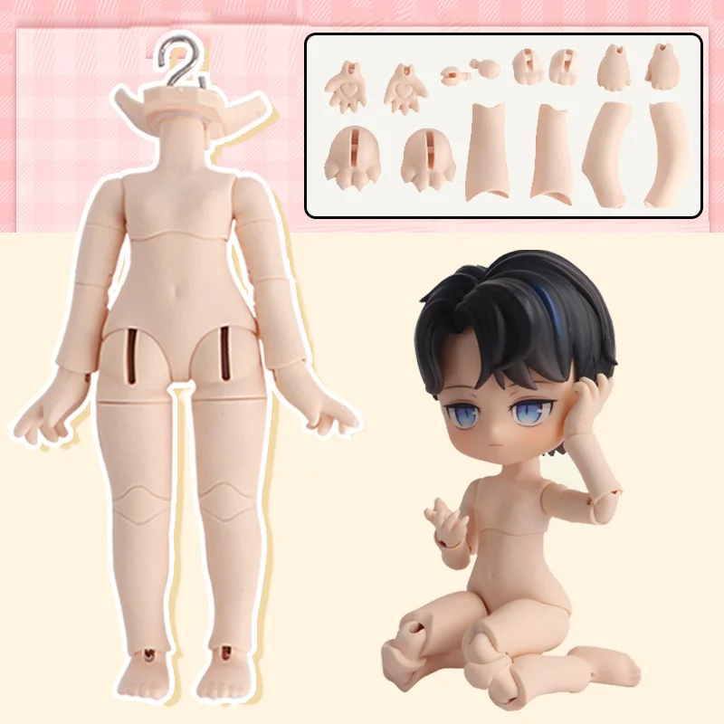 1/12Bjd Body Animal Body Cat Bear Ball Joint Body Eplacement Accessori Per Il Corpo Dell'Articolazione Della Mano Per Bambola Uf, Ob11, Gsc, Muslimate