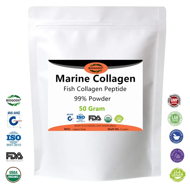 99% Collagene Marino Supp Lement, Collagene Di Pesce, Spedizione Gratuita