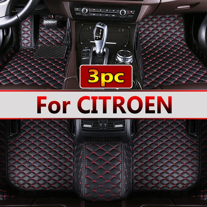 Tappetino Auto Per Citroen C2 C3 Xr C4 (4 Porte) C4 Picasso C-Elysee Bx Xantia Charge 5Seat C5 Cross Tourer Ds3 Ds7 Accessori Auto