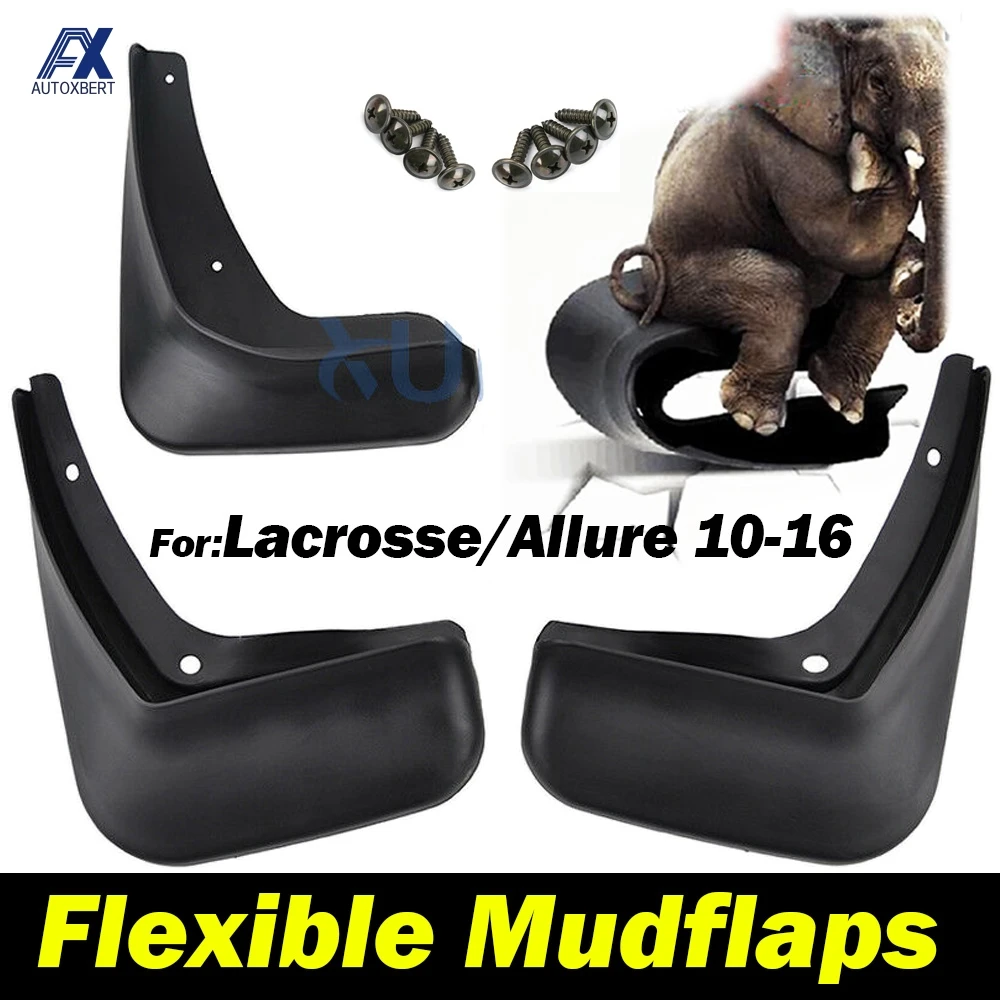 4 Pezzi Per Bucik Lacrosse Allure Daewoo Alpheon 2010 - 2016 Parafanghi Posteriori Anteriori Paraspruzzi Parafango 2011 2012 2013 2014 2015