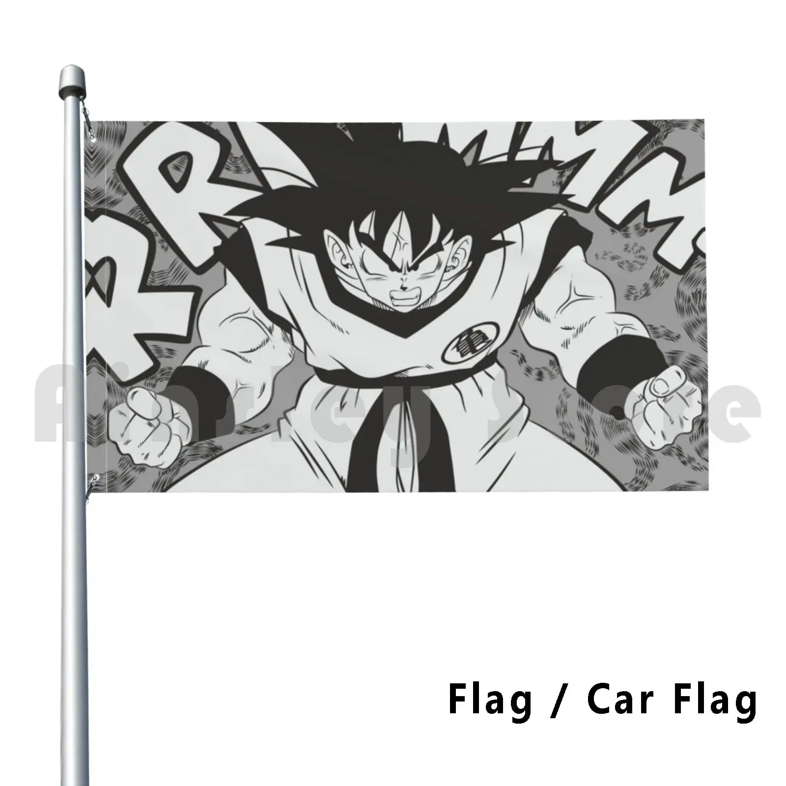 Bandiera Pazza Bandiera Auto Divertente Manga Anime Dbz Dbs Mad Kakarot Super Arti Marziali Giappone