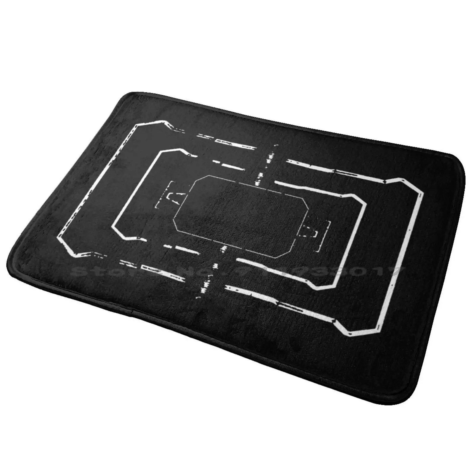 Frost Trap Welcome Mat Tappetino Per Porta D'Ingresso Tappetino Da Bagno Tappeto Welcome Gaming R6 Frost Trap Frost Mat Frost Gadget Ghiaccio Nero Ant
