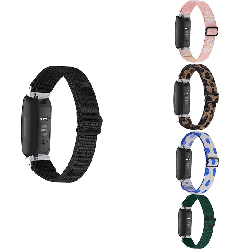 Le Migliori Offerte Cinturini Per Orologi Intelligenti Per Fitbit Inspire 2/ Inspire Hr, Cinturini Di Ricambio Per Cinturini Elastici Regolabili Con C