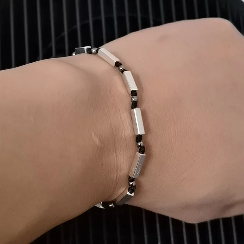 Bracciale Da Uomo In Argento, Bracciale Da Uomo, Bracciale Minimale