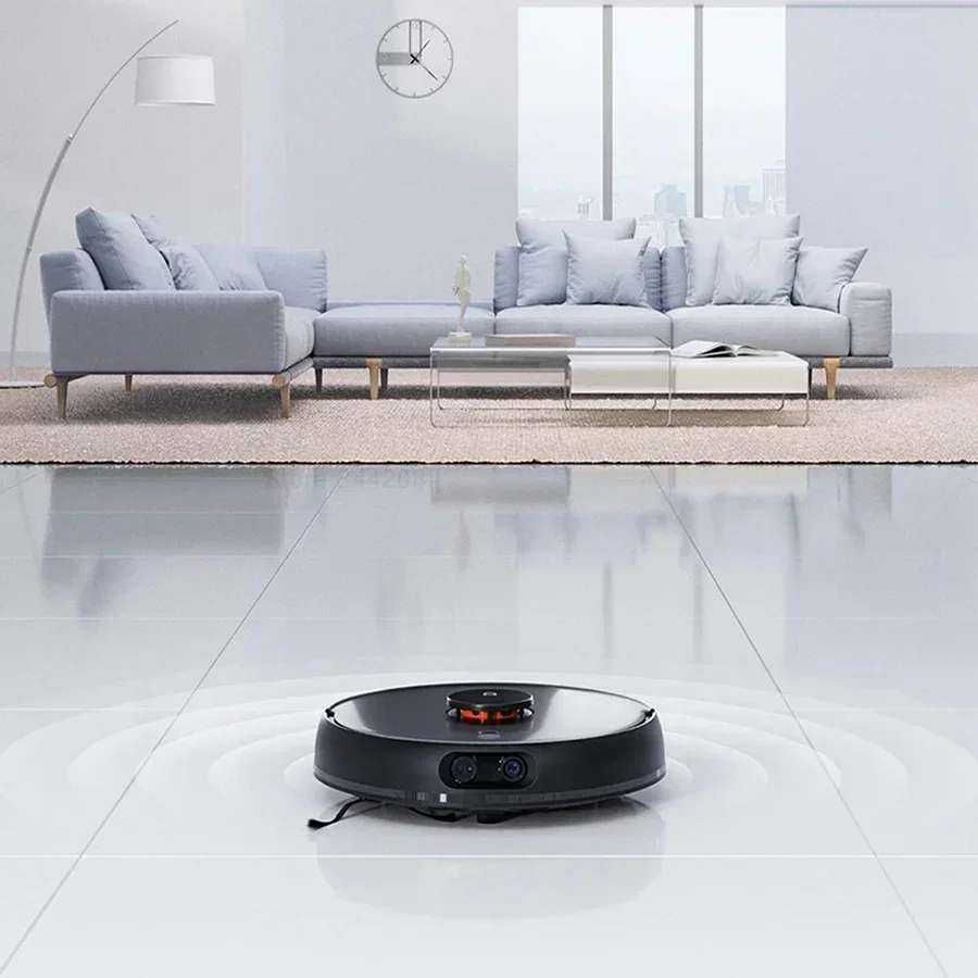 Xiaomi Mijia-Aspirateur Robot Mop 2 Pro, Balayage Et Traile Née Intesgrys, 4000Pa, Navigazione Laser Lds, Carte Intelligente