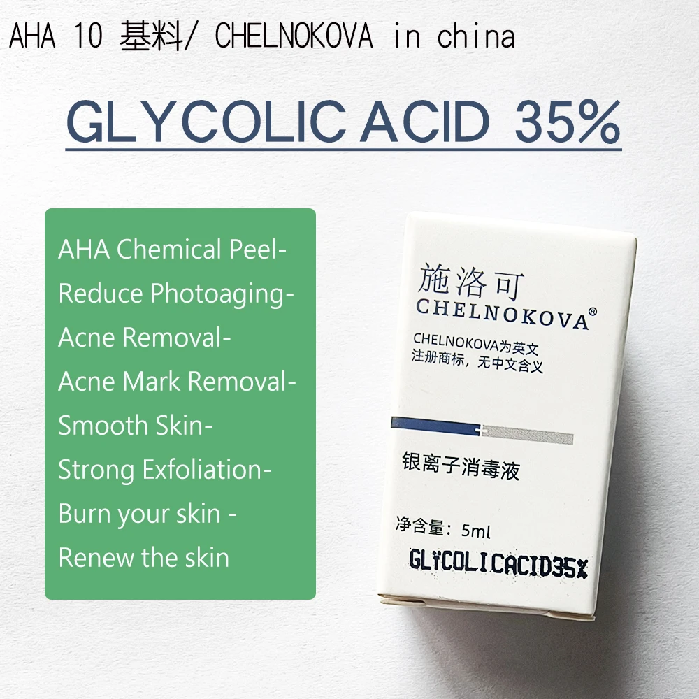 5Ml Acido Glicolico 35% Peeling Chimico Acido Peeling Acido Neutralizzatore Set Pelle Superforce Peeling Pigmentazione Casa Aha 35 A Buon Mercato