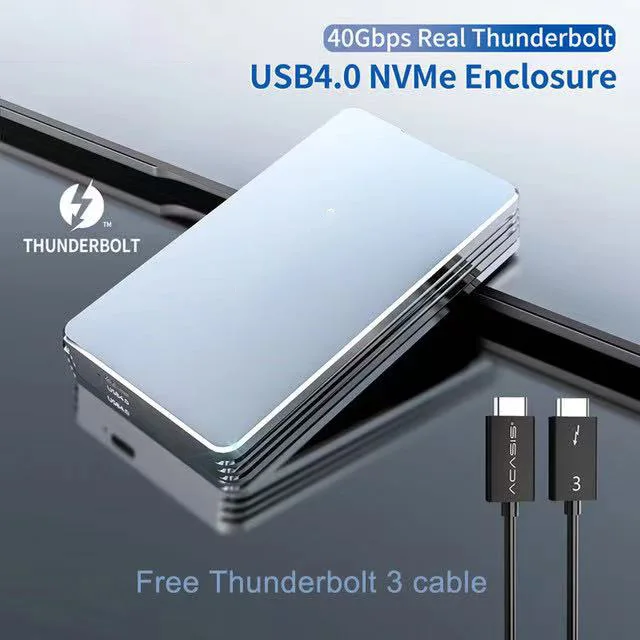 Custodia Usb M.2 Di Vendita Calda Di Amazon Custodia Ssd Custodia Per Disco Rigido Thunderbolt 4 Per Hdd
