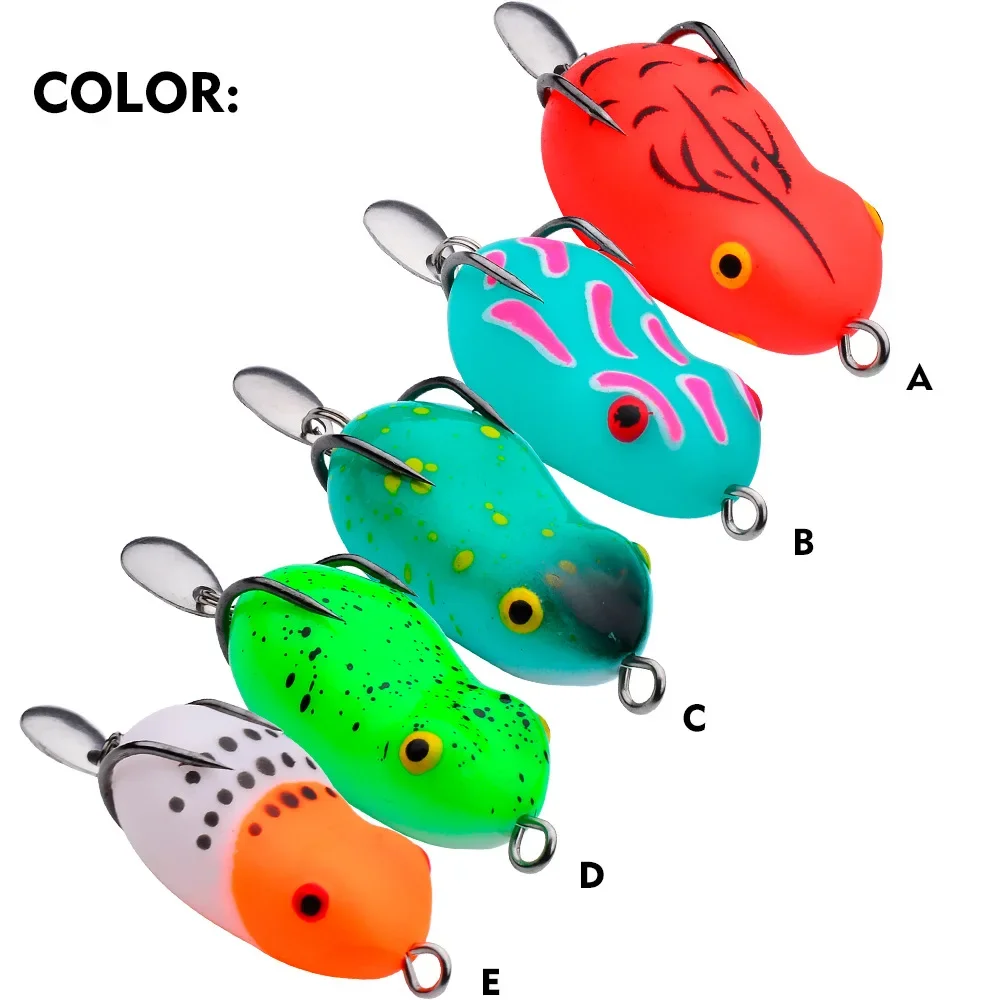 Prezzo Basso Mini Thunder Frog Lure Simulazione Lure Soft Bait Lure Black Fish Bait Modificato Thunder Frog Soft Bait