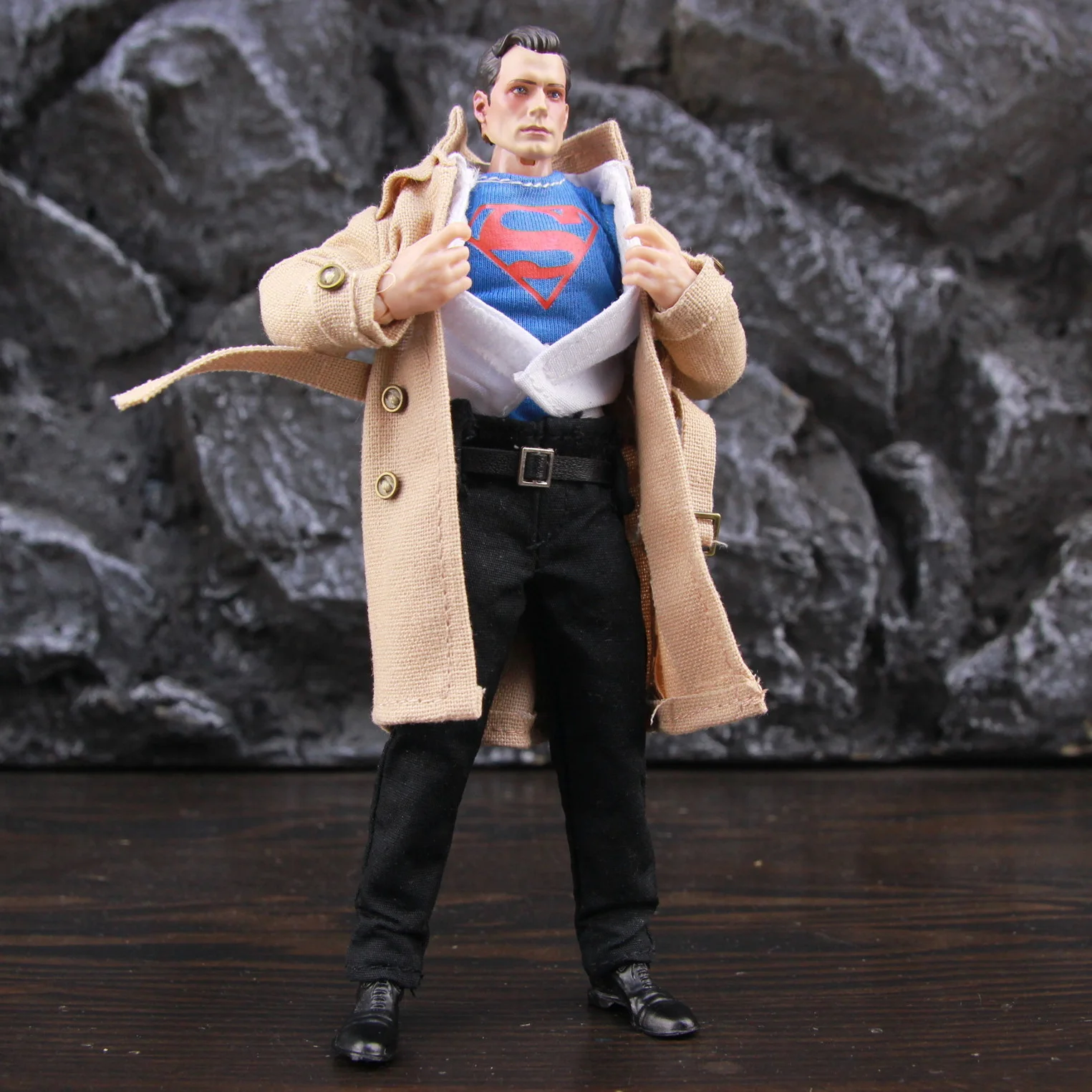 Dcu Superman Clark Kent Henry Cavill 6 "Action Figure Watchmen Doctor Manhattan Super Man Of Steel Kal-El One:12 Abbigliamento Giocattoli