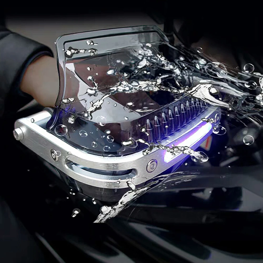 Paramani Moto Parabrezza Led Accessori Motocross Per Triumph Tiger 800 Bonneville Speed Triple 1050 Street Triple