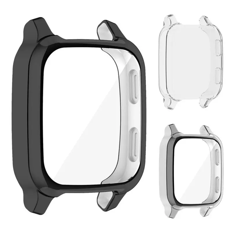 Tpu Full Case For Venu Sq2 Watch Cover Plating Tpu Full Screen Protector Shell For Garmin Venu Sq Sq2 Music Protective Case