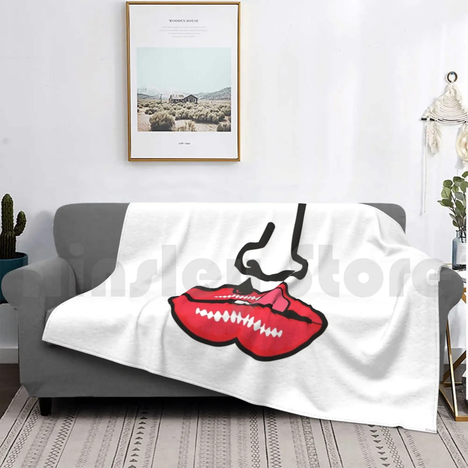 Coperta Snot Yo Problema! Labbra Cappello Labbra Calde Naso Runny Labbra Snot Snot Face