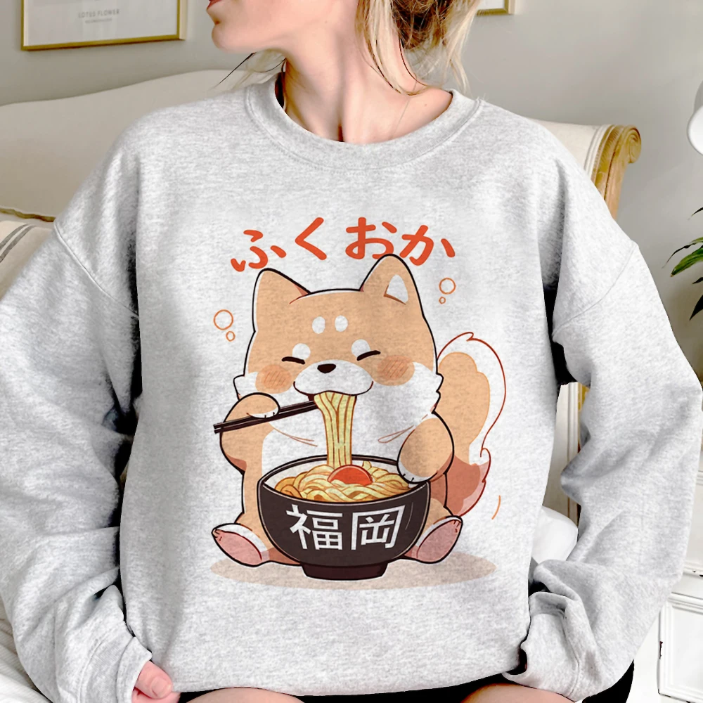 Shiba Inu Felpe Con Cappuccio Donna Estetica Y2K Estetica In Pile Harajuku Hoddies Tuta Donna Felpe In Pile