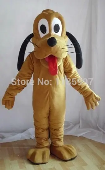 Vendita Calda Popolare Nuova Adition Pluto Dog Halloween Animal Mascot Costume Fancy Dress Animal Mascot Costume Spedizione Gratuita