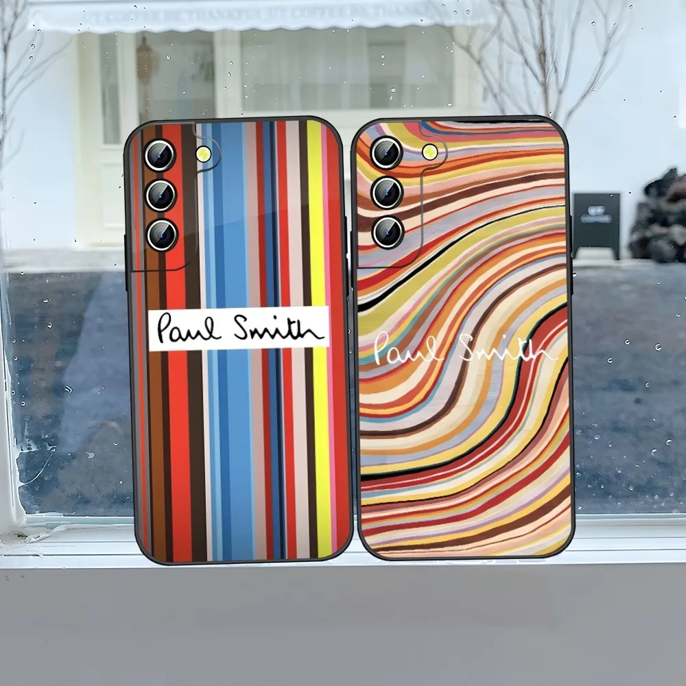 Uk Luxury Brand Paul Ps Smith Phone Case For Samsung S23 Ultra S24 S22 S20 Fe S21 Plus Galaxy A54 A34 A24 A53 M54 Note 20 Back Cover
