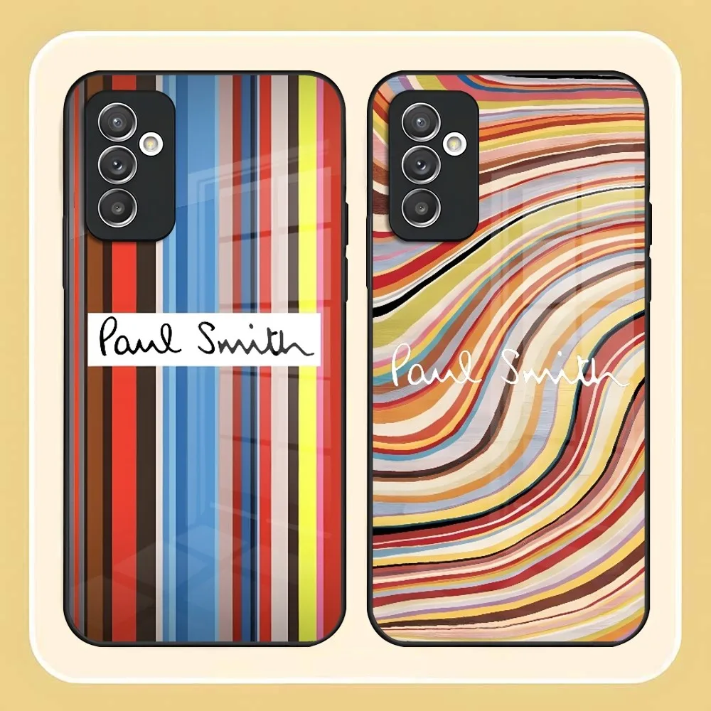 Uk Luxury Brand Paul Ps Smith Phone Case For Samsung S24 Ultra S23 S22 S20 Fe S21 Plus Galaxy A54 A34 A24 A53 M54 Note 20 Back Cover
