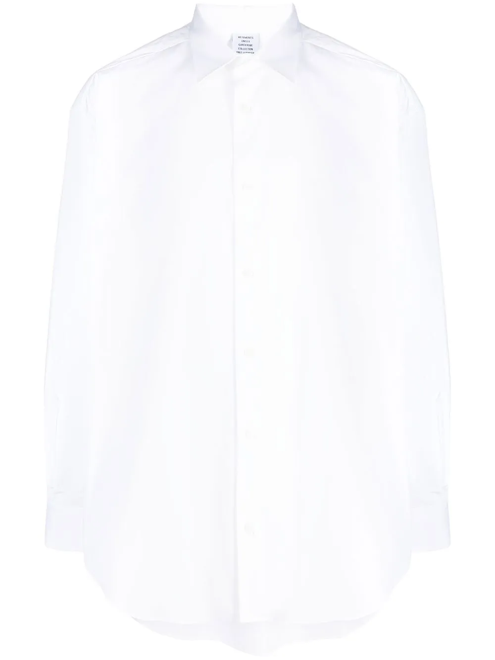 VETEMENTS Camicia con stampa - Bianco