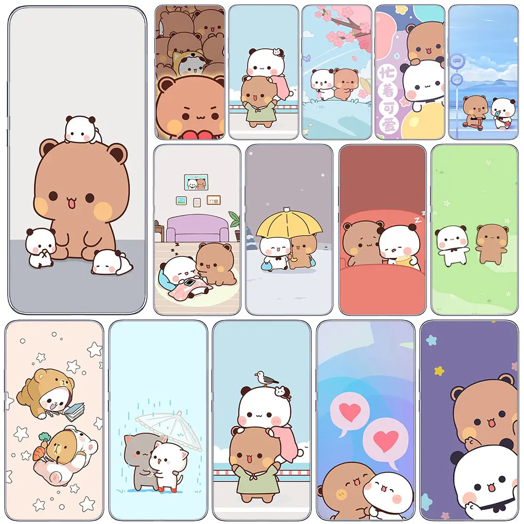 Anime B-Bubus D-Dudus Panda Bear Phone Per Motorola Moto G52 G42 G32 G23 G22 G200 Edge 30 Neo 20 Fusion Ultra S30 Cover Case