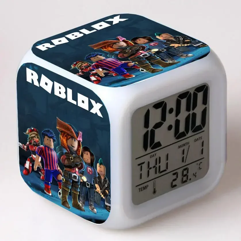 Giochi Roblox Roblox Orologio Elettronico Regalo Di Compleanno Creativo Luce Notturna Spiderman Captain America Bubble Milk Tea Peluche