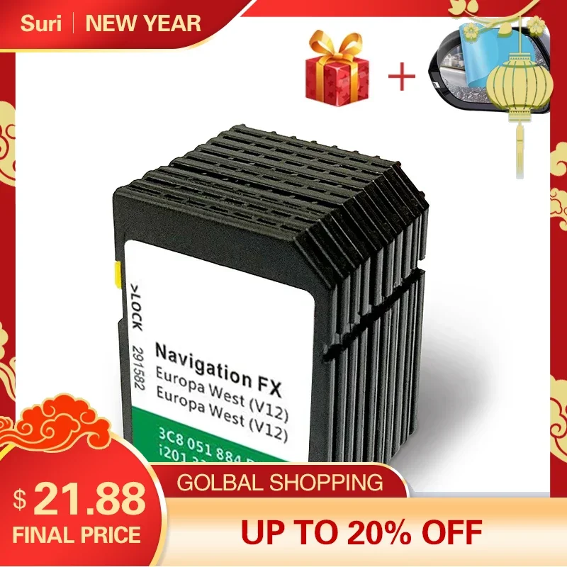 Muslimb Sd Card Navigation V12 Europa Rns 310 Sistema Di Navigazione Fx Navi Software Per Aggiornamento Vw Originale
