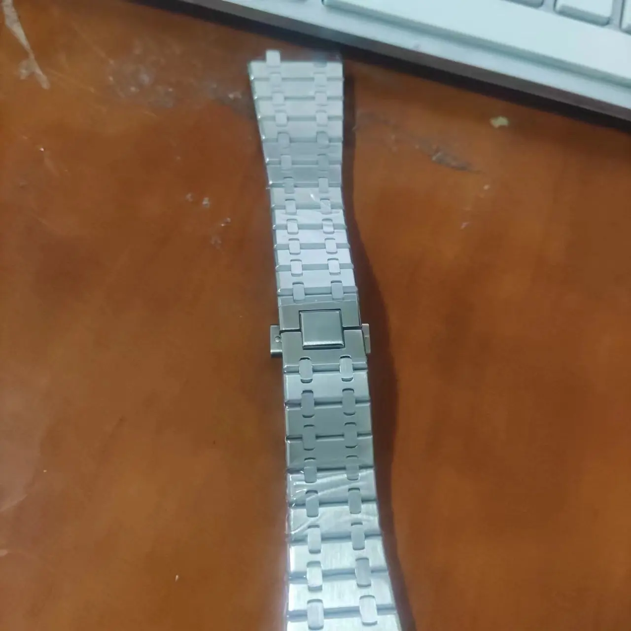 Correa De Reloj De Cuero Genuino Para Aibiap Royal Oak, Pulsera De26Mm, Resistente Al Agua Y Al Sudor, Jf15710/15703/26405
