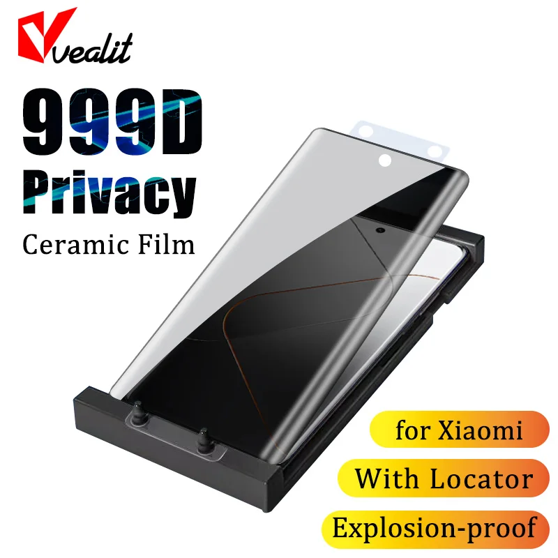 999D Privacy Pellicola In Ceramica Per Xiaomi 14 13 Lite 12S 12 11 Ultra Civi 2 3 Pellicola Salvaschermo Per Redmi Note 13 Pro Plus Not Glass