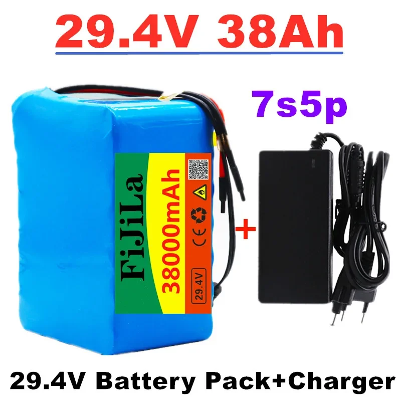 24V 38Ah 7 S5P Batterie 250W-500W 29,4 V 38000Mah Lithium-Ionen Fuir Rollstuhl Elektrische Fahrrad Mit Bms