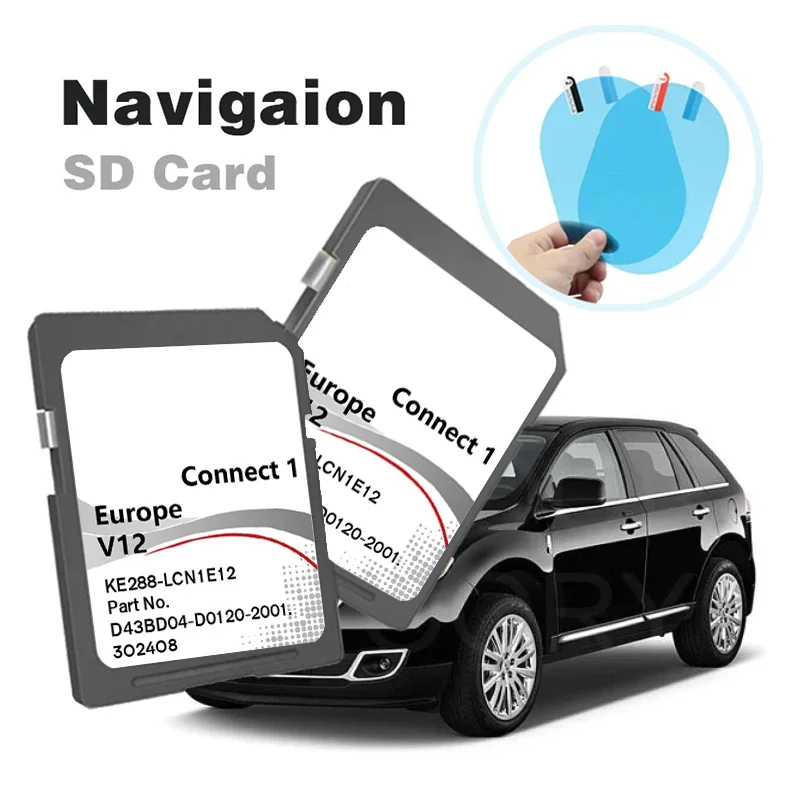Geniune C1V12 2022 Connect 1 Lcn1 V12 Sd Card Map Europe Uk Sd Card Per Nissan