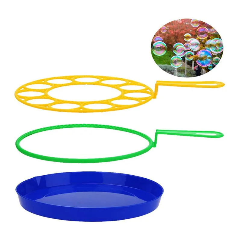 Bubble Ring Toy Set Big Bubble Stick Divertimento All'Aperto Per Bambini Che Soffia Bubble Pole Bubble Toy Multi Shaped Bubble Ring Bubble Stick
