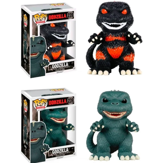Funko Pop Godzilla 239 # Nero Blu Godzilla Kong Heat Ray Godzilla1018 # Vinyl Action Figure Collection Modello Giocattoli Regali