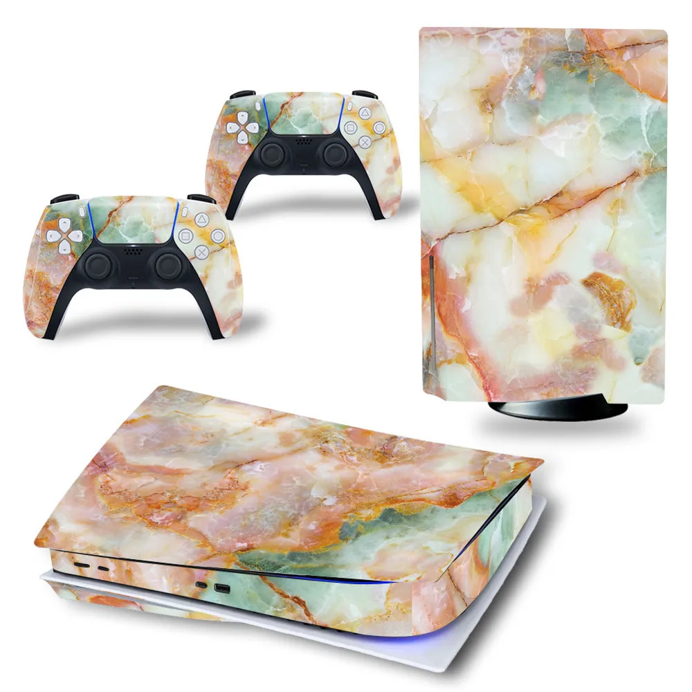 Per Ps5 Console Skins Versione A Disco Autocollants Ps5 Aufkleber Compatibile Con Pegatinas Ps5 Control Adeivi Ps5 Zubehr