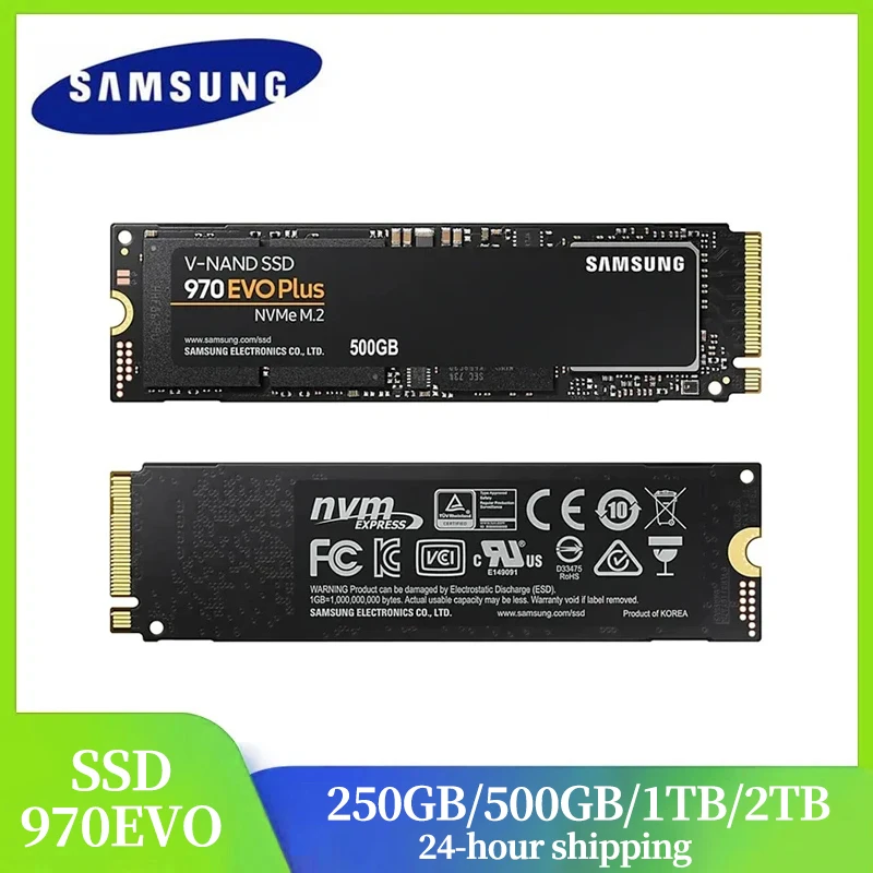 Samsung 2Tb Ssd 1Tb 970 Evo Plus Mlc Nvme M.2 2280 500Gb Unità A Stato Solido Interna Pcie 3.0X4 250Gb Per Desktop Portatile