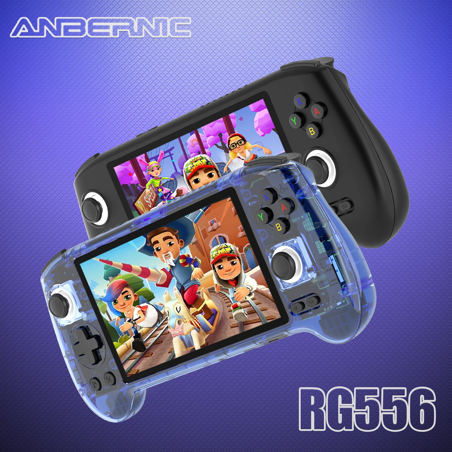 Console Di Gioco Portatile Anbernic Rg556 Schermo Amoled Da 5.48 Pollici Lettore Di Giochi Android 13 Risoluzione 1080*1920 8Gb Lpddr4X 128G Ufs2.2