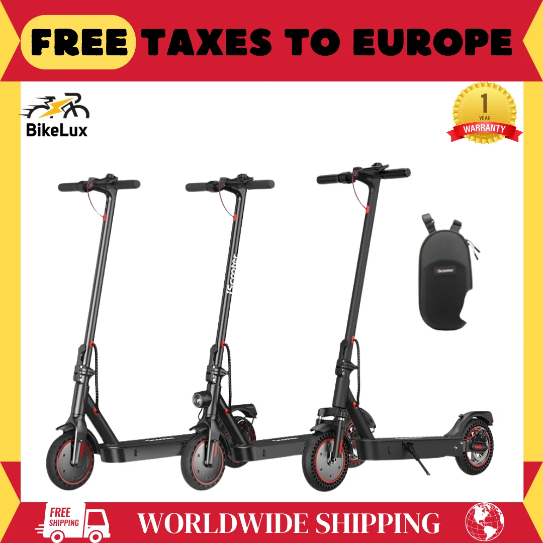 Iscooter I9/I9Pro/I9Max Scooter Elettrico Adulto 350/500W E-Scooter 7.5/10Ah Scooter Elettrico 8.5/10 Pollici Nuovo Scooter Per Adulti