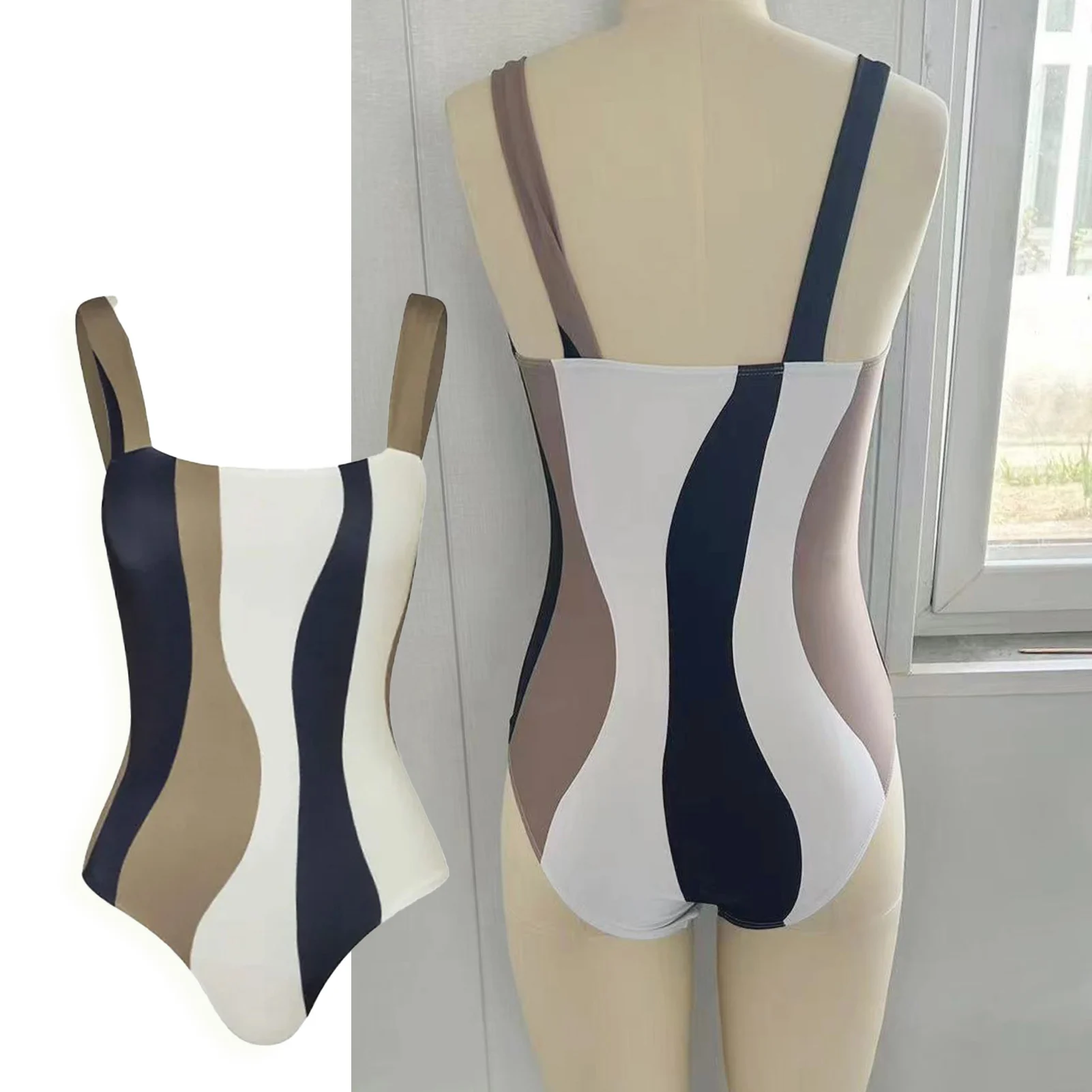 Costume Da Bagno Bikini Da Donna Set Costumi Da Bagno Per Il Controllo Della Pancia Con Gonna Lunga In Vita Con Lacci Per Le Donne Costumi Da Bagno Pe