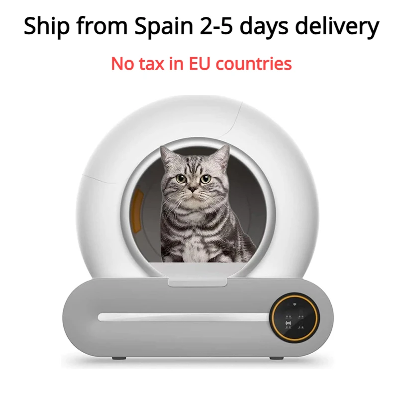 1948 Nave Da Spain】Lettiera Automatica Per Gatti Autopulente Con Controllo App Capacità 65L Tonepie Sandbox Lettiera Gatto Autopulente