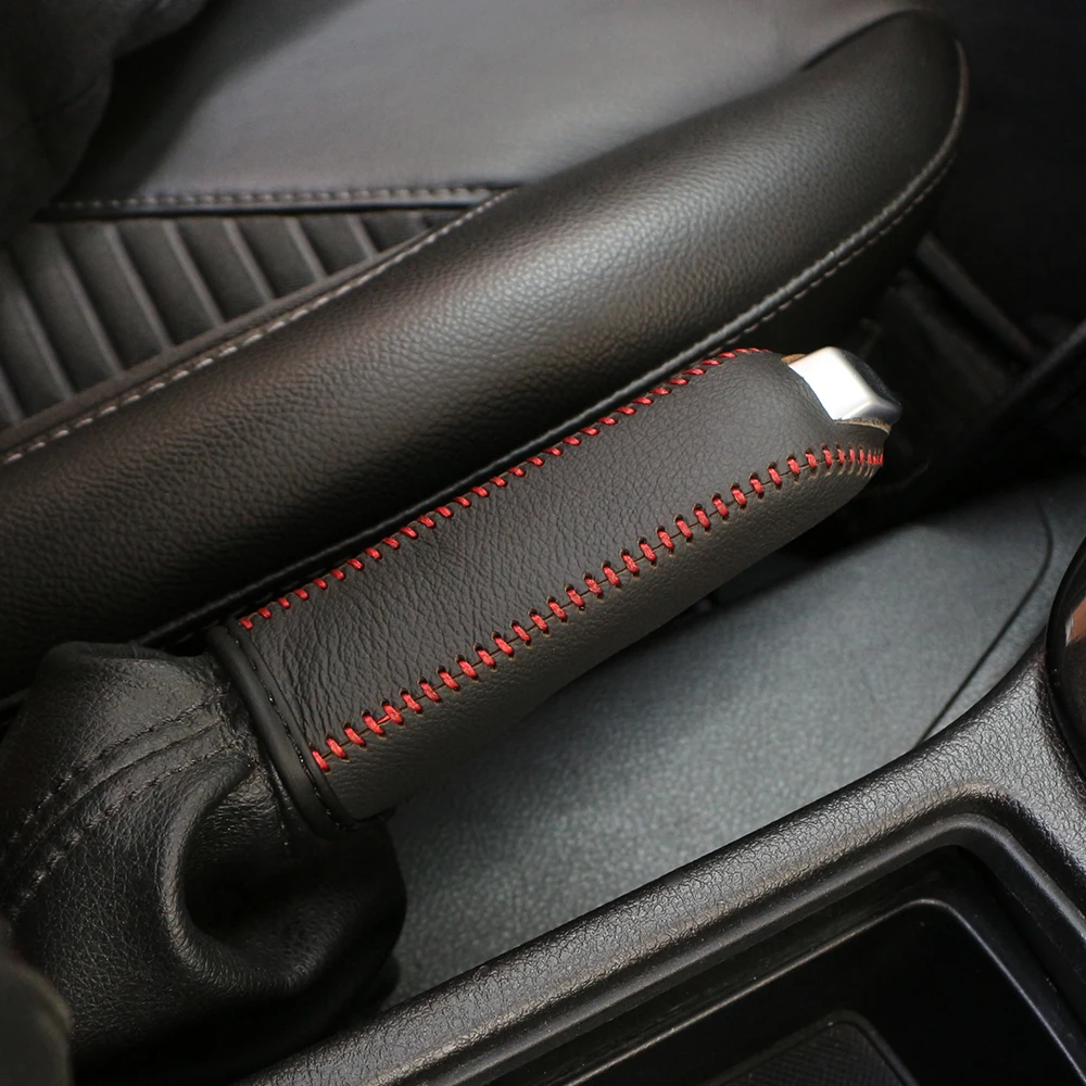 Ingranaggi In Pelle In Fibra Di Carbonio Copertura Freno A Mano Per Nissan Geniss Juke Almera Primera Pathfinder Sentra Dayz Imx Ims Titan Leaf Np30