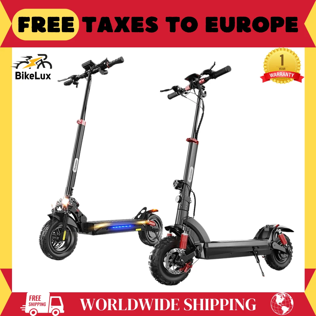 Iscooter Ix4/Ix6 Scooter Elettrico 800W/1000W Potente Monopattino Elettrico 10 Pollici 11 Pollici Pneumatico Fuoristrada E Scooter 40-45Km