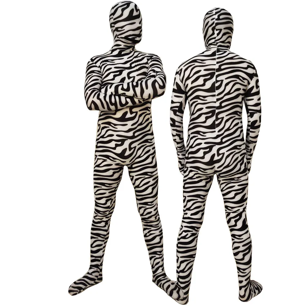 Tuta Cosplay Zebra Per Adulti Halloween Spiderman Costume Zentai Tuta Tuta Tuta