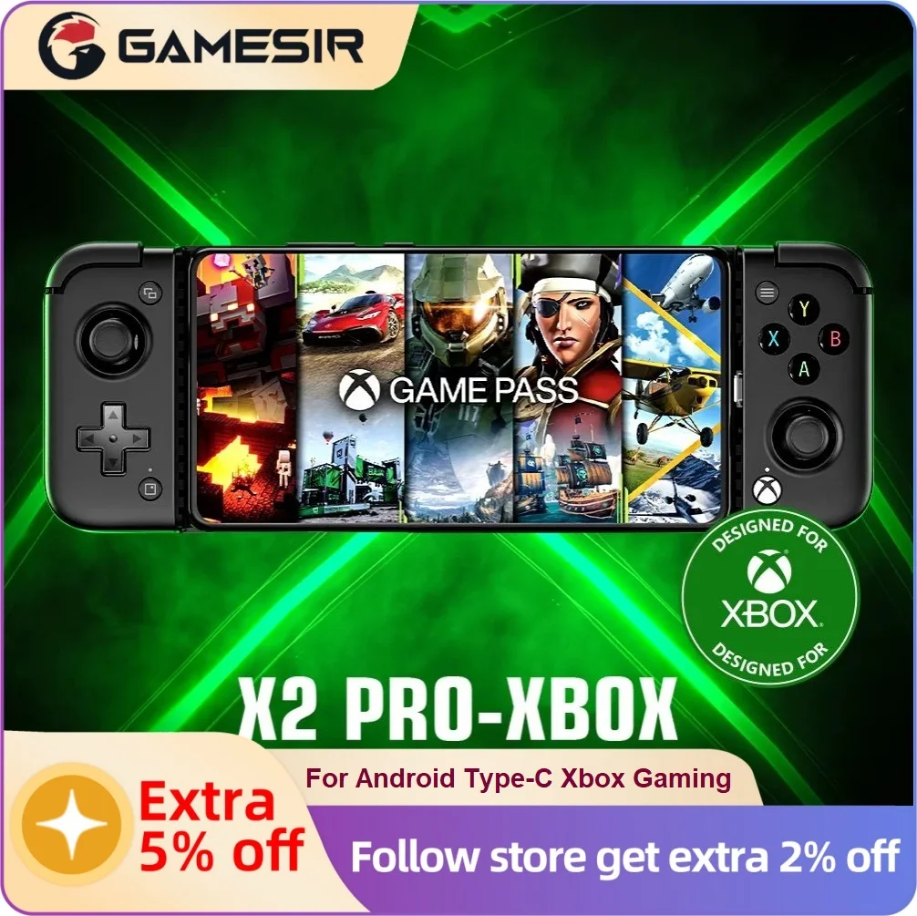 Gamesir X2 Pro Xbox Gamepad Android Type C Mobile Game Console Joystick Per Xbox Game Controller Gaming Celulares Game Stick