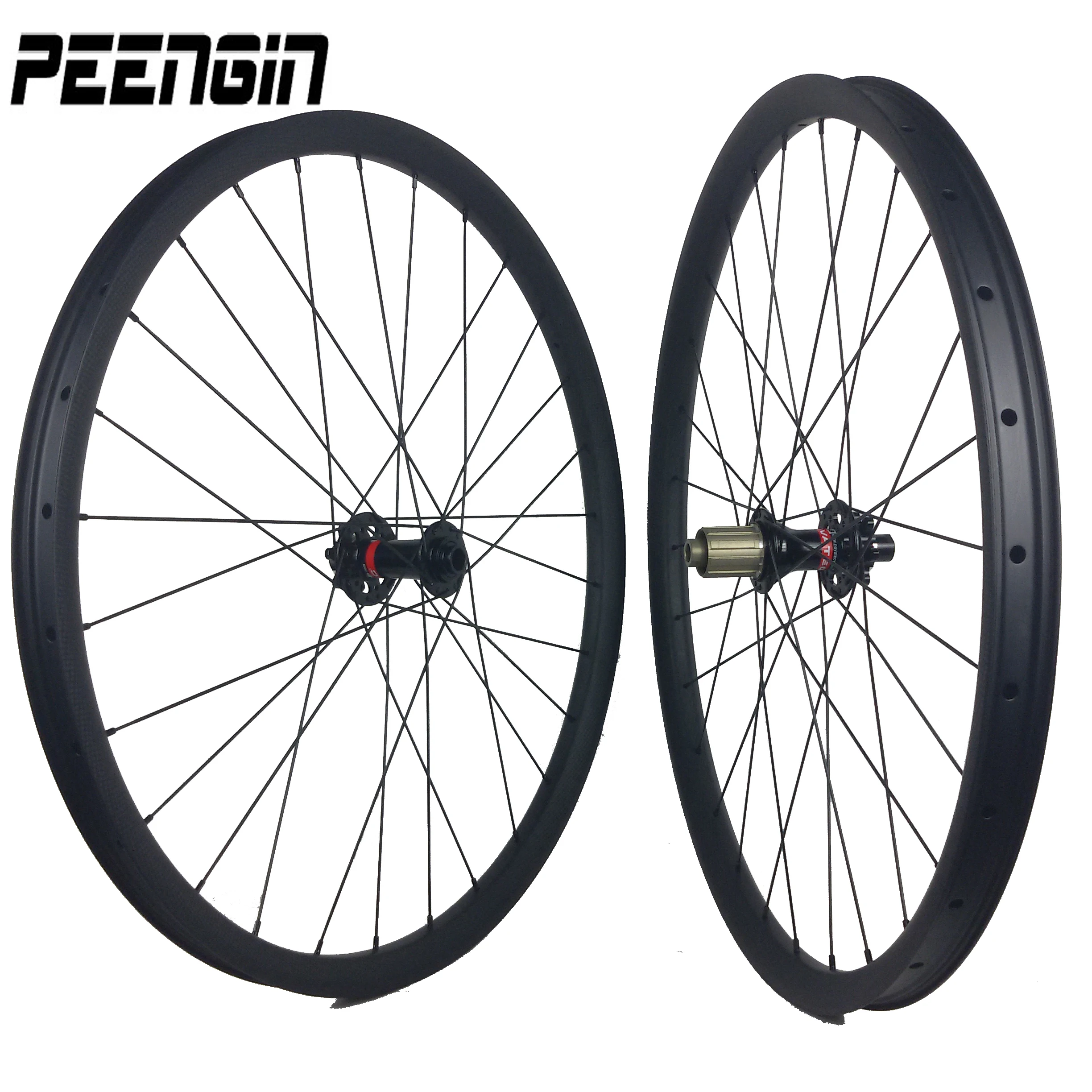 Ruota In Carbonio Roue Vtt 26 Dh Rim 35Mm Ruote Tubeless Novatec/Powerway 26 Pollici Cuscinetti Mtb Bike Hub Vendita Popolare In Canada