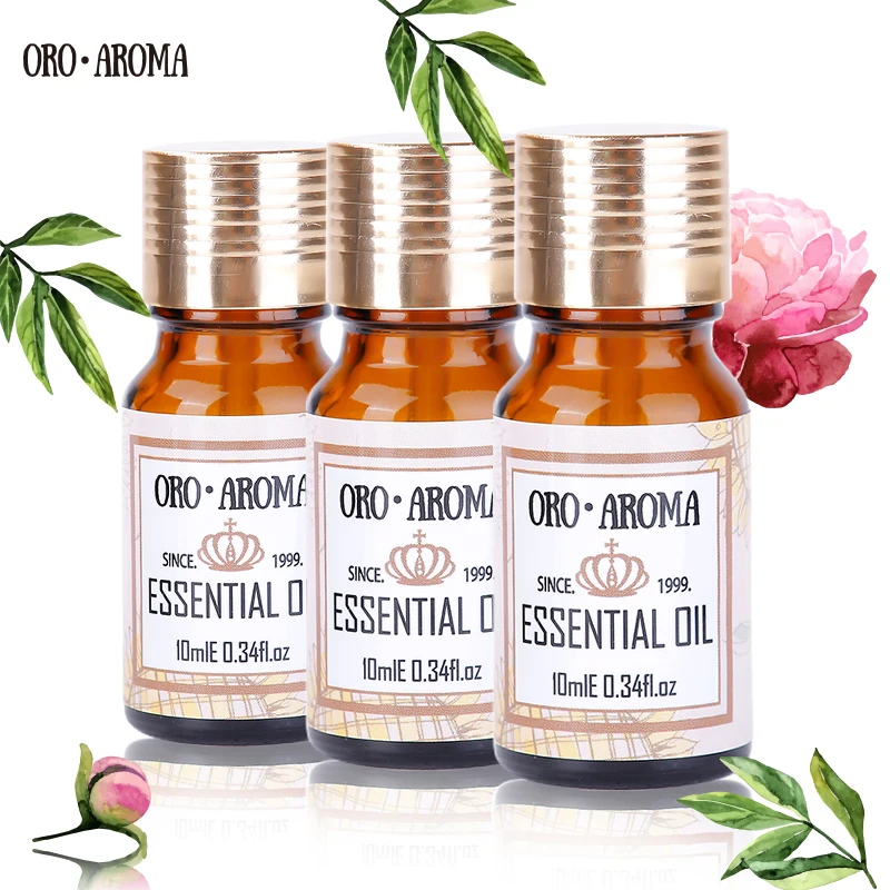 Oroaroma Helichrysum Confezione Di Oli Essenziali Di Mandarin Di Mandorle Per Bagno Termale Con Massaggio Aromaterapico 10Ml * 3