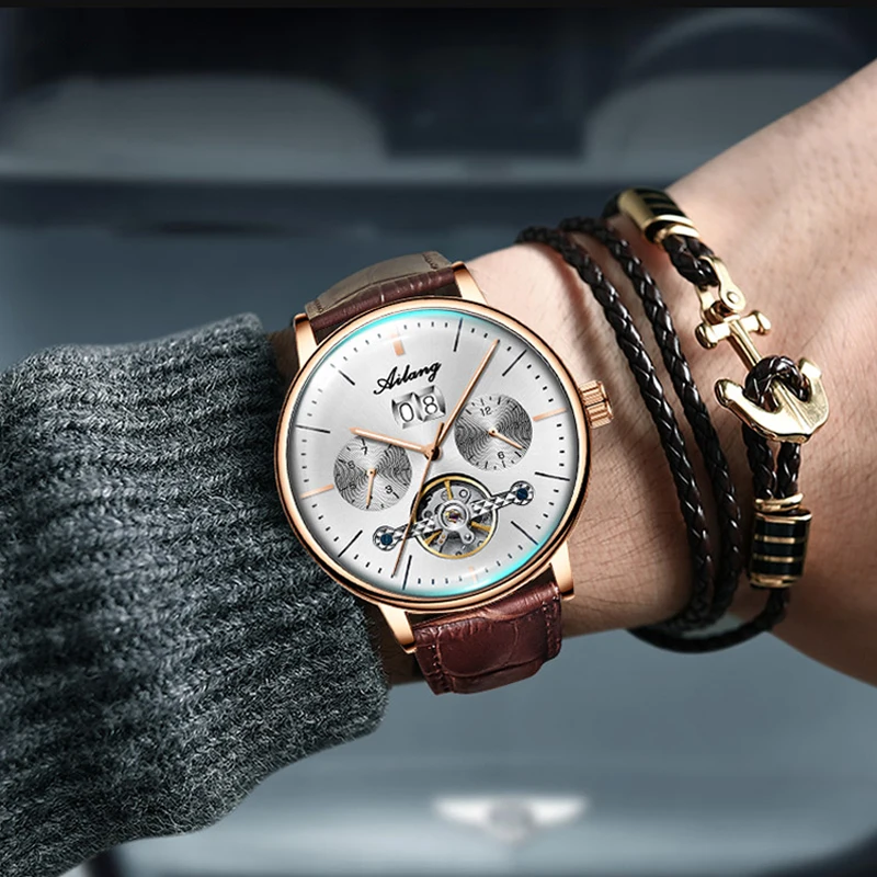 2021 Ailang Brand Design Diesel Watch Men Diver Automatic Mechanical Gear Pilot Sport Skeleton Steampunk Orologi Impermeabili