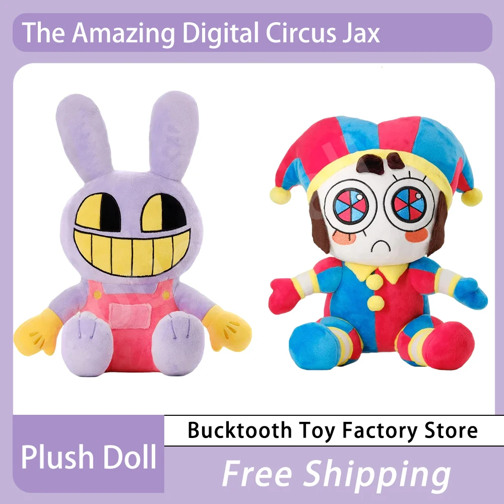The Amazing Digital Circus Jax Peluche Pomni Jax Anime Theatre Rabbit Cartoon Peluche Farcito Natale Per Regali Per Bambini