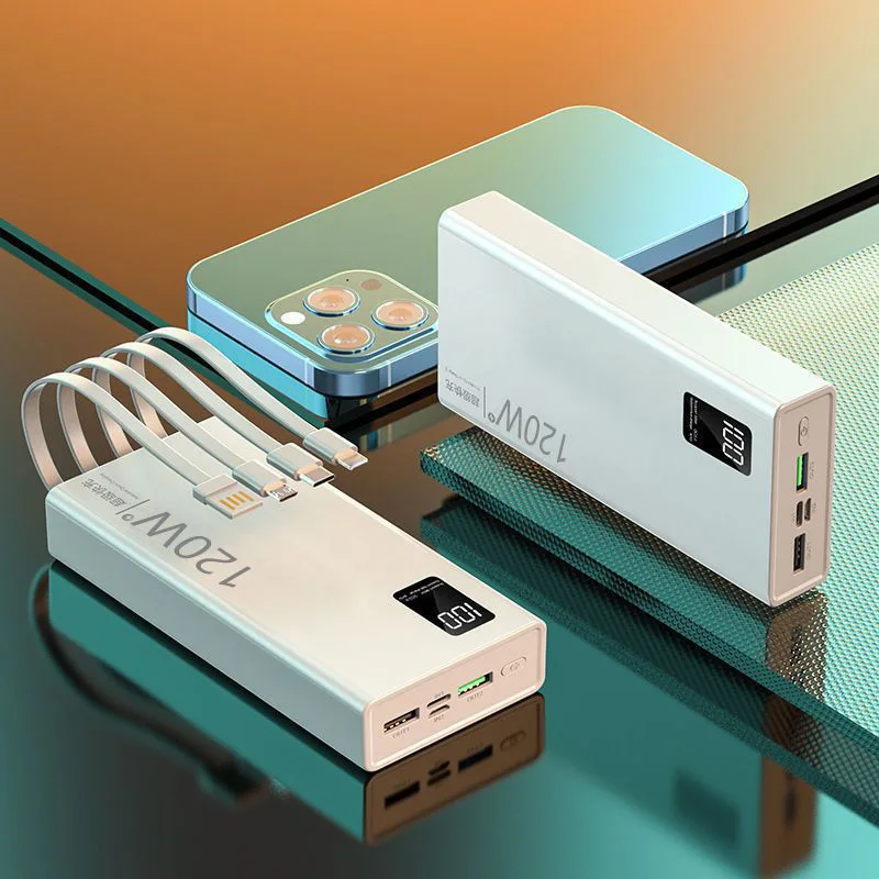 Xiaomi Power Bank 50000Mah Grande Capacità 120W Ricarica Super Veloce Power Bank Portatile Per Laptop Samsung Android Spedizione Gratuita